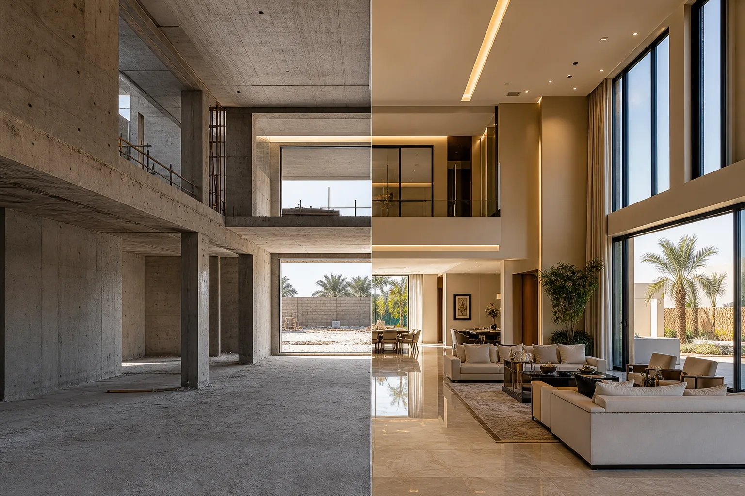 Guide to Calculating Villa Finishing Costs 2025: From Shell to Turnkey