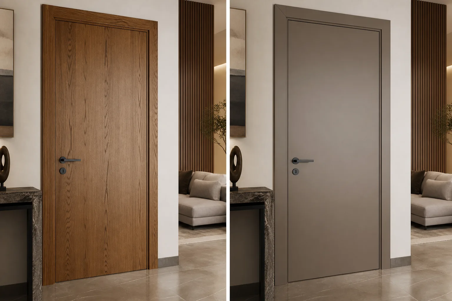 Natural Wood Doors or WPC? A New Revolution That Eliminates White Ants and Moisture Problems