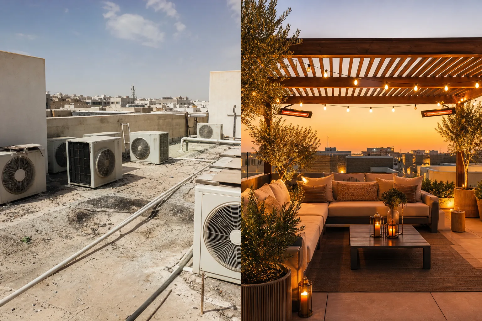 The Rooftop: From 'AC Graveyard' to Luxury 'Winter Lounge'.. Ideas and Costs